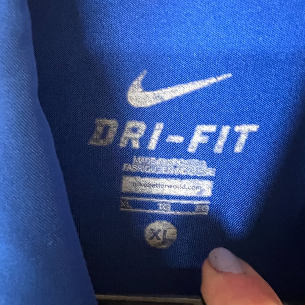 University of Florida Gators Polo Shirt Mens XL Blue Nike Preppy Logo Game Day - Picture 4 of 9